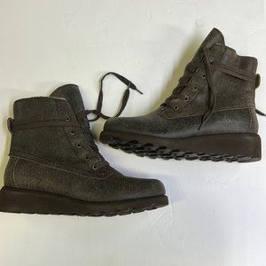 Bearpaw women’s brown distressed chestnut ankle boots krista 8